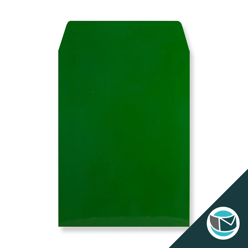 Kartonnen Duplex Enveloppen - 324x229 mm (C4) - Groen