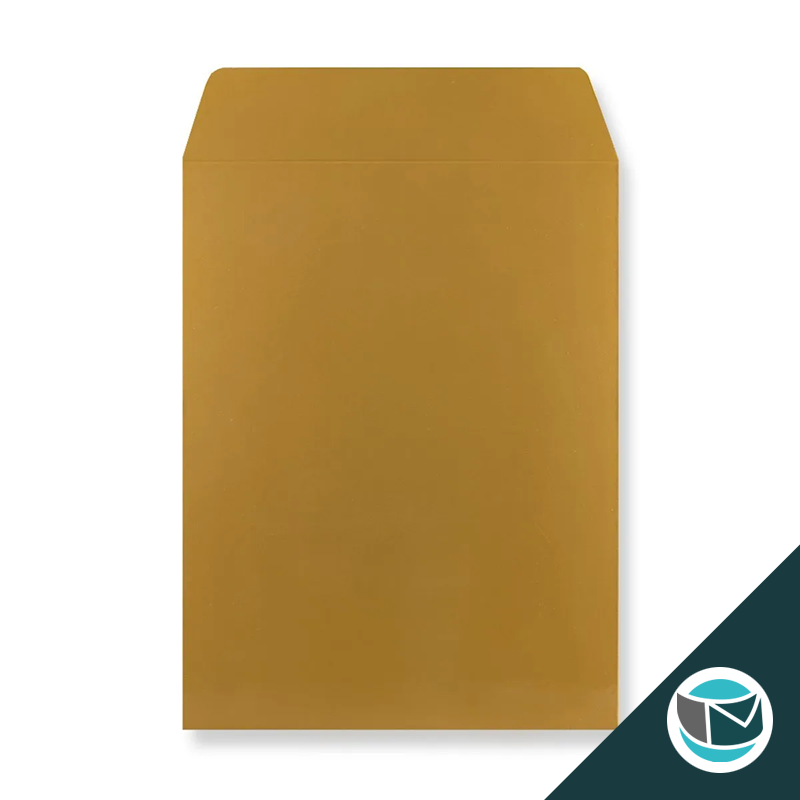 Kartonnen Duplex Enveloppen - 457x330 mm (C3) - Goud