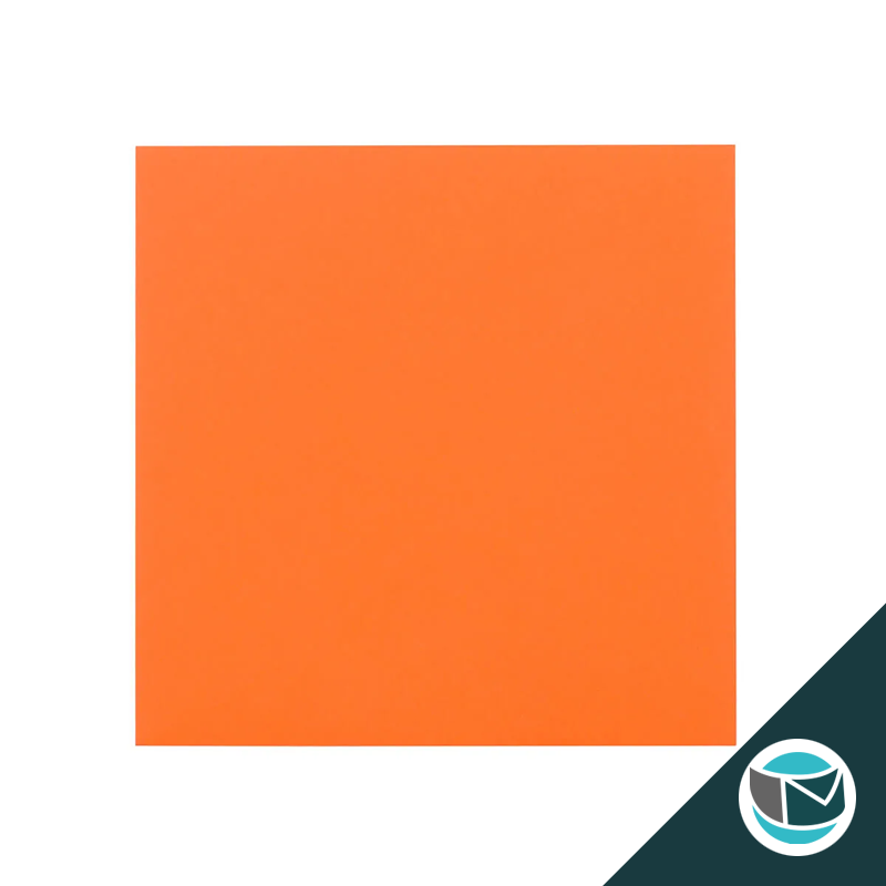 Gekleurde Premium Envelop - 130x130 mm - Oranje 120 grams