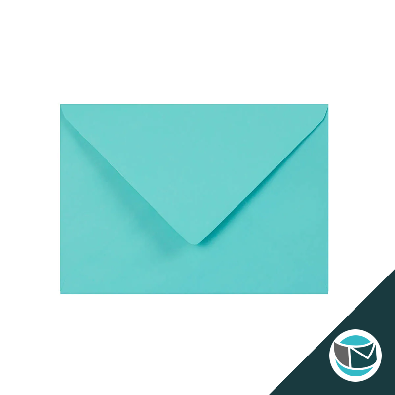 Gekleurde Premium Envelop - 162x229 mm (C5) - Turquoise