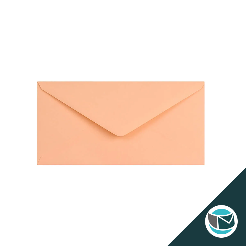 Gekleurde Premium Envelop - 110x220 mm (DL) - Zalmroze