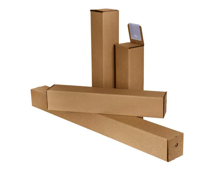 Zelfklevende vierkante verzendkoker Strip + Retourstrip A2  (gebundeld: 20 stuks)