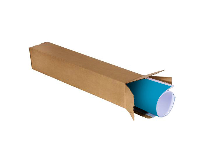 Zelfklevende vierkante verzendkoker Strip + Retourstrip A0+ (gebundeld: 20 stuks)